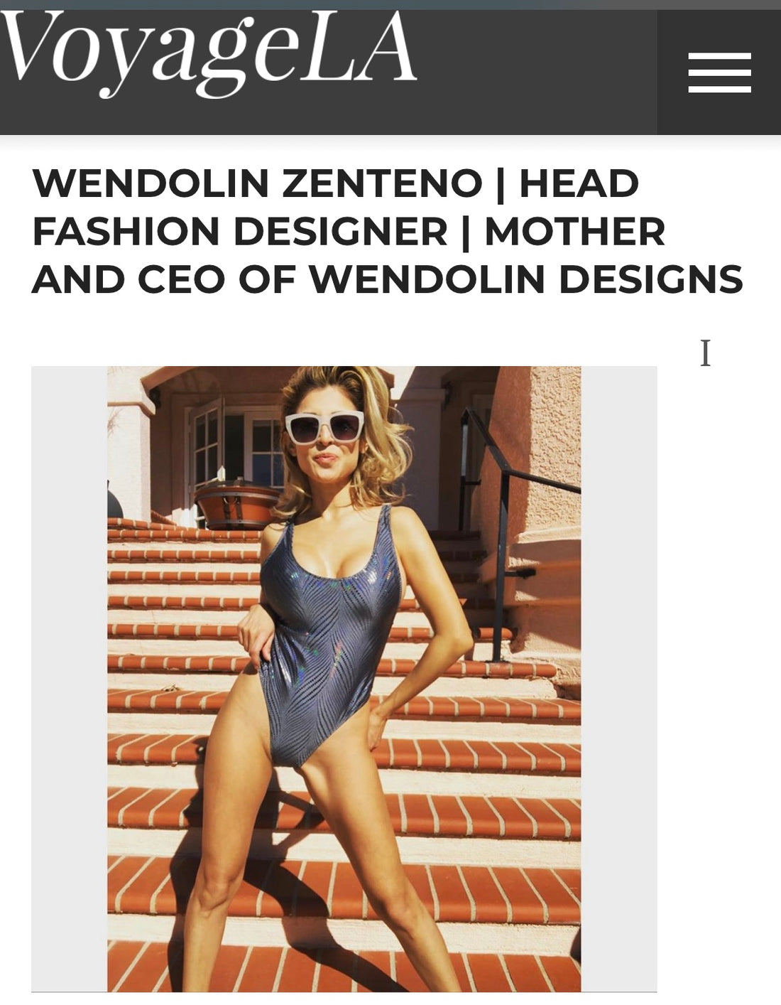 VoyageLA.com Magazine and Wendolin Designs