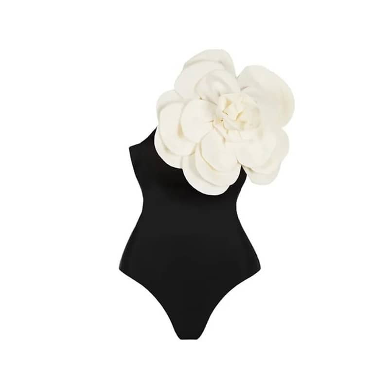 Black Blossom Splendor Swimsuit