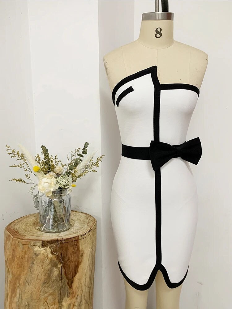 Black Elegant Cocktail Dress