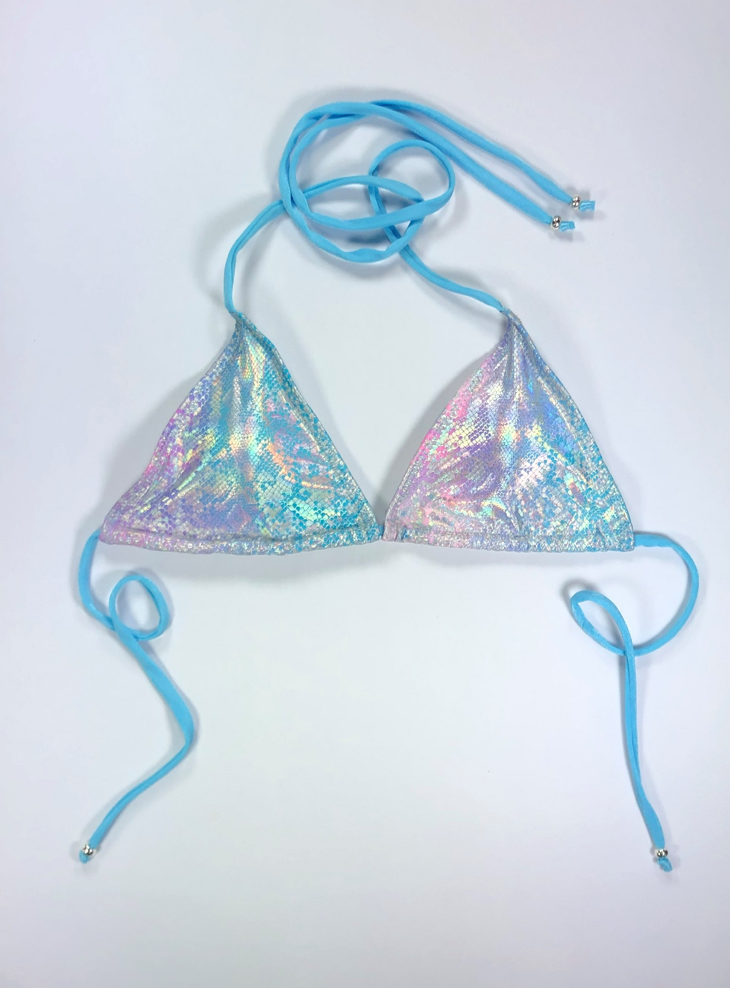wendolin-designs - Wendolin Designs - Bikini Top - Triangular Bikini Top - Color Holographic Design