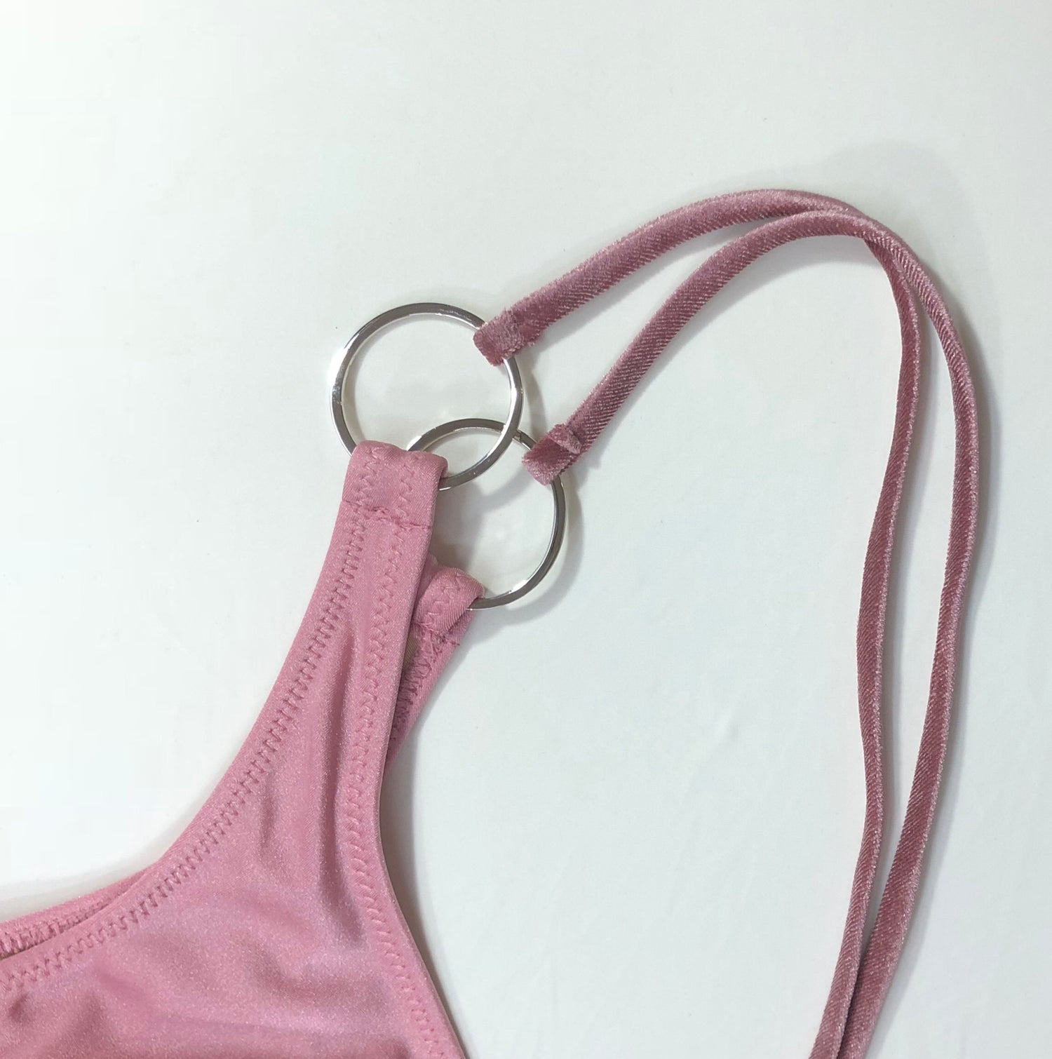 wendolin-designs - Wendolin Designs - Set - Two Piece Bikini Set - Pink Velvet