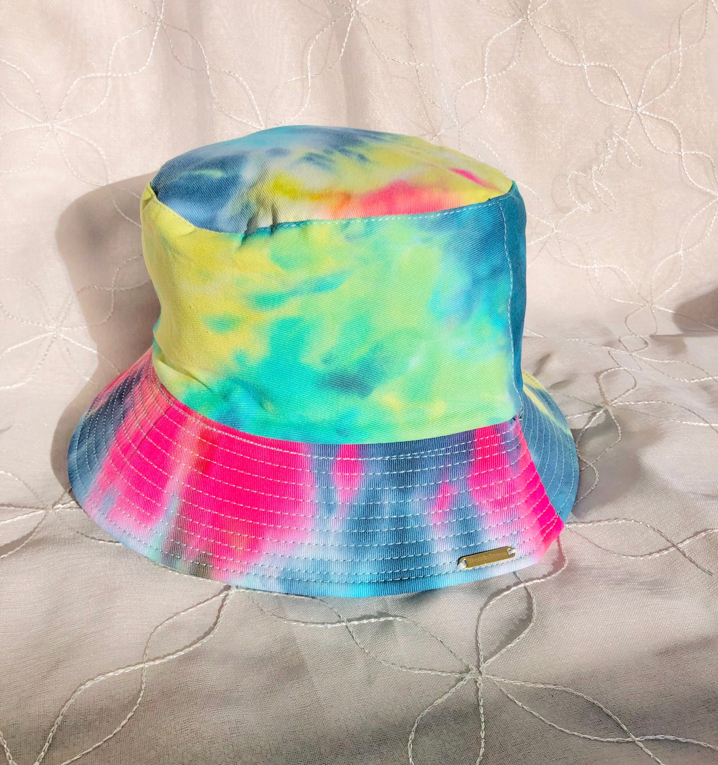 Tie Dye Rainbow Bucket Hat